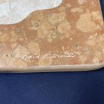 David Bernett Inuit Hunter Marble Sculpture 10” x 12”