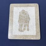 David Bernett "Just Pals" Marble Sculpture 10" x 12