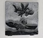 David Bernett Inuit Marble Sculpture - "The Return