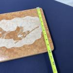 David Bernett Inuit Hunter Marble Sculpture 10” x 12”