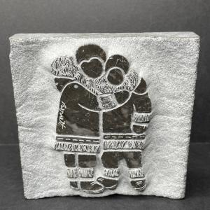 David Bernett 1997 Inuit Soapstone Sculpture
