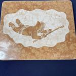 David Bernett Inuit Hunter Marble Sculpture 10” x 12”