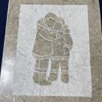 David Bernett "Just Pals" Marble Sculpture 10" x 12