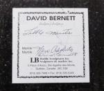 David Bernett 'Little Inuits' Marble Sculpture 8"x10