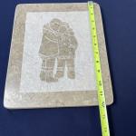 David Bernett "Just Pals" Marble Sculpture 10" x 12