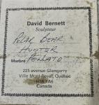 David Bernett Polar Bear Hunter Marble Sculpture