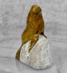 Traditional Inuit Soapstone Seal Sculpture