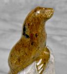 Traditional Inuit Soapstone Seal Sculpture