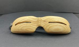 Inuit Wooden Snow Goggles and Mask Carving
