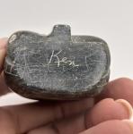 Petite Soapstone Inuit Carving by Ken Q. Li