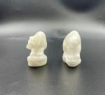 Charming Inuit Stone Polar Bear Pair
