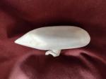 Inuit Carved Bone Canoe Kayak Hunter Figurine