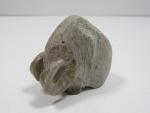 Inuit Soapstone Mammoth Carving Figurine