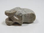 Inuit Soapstone Mammoth Carving Figurine