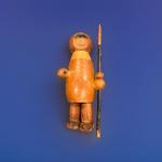 Rare Arne Tjomsland Eskimo Wood Figurine
