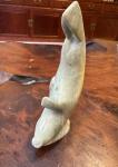 Handmade Inuit Seal Stone Carving Sculpture