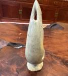 Handmade Inuit Seal Stone Carving Sculpture