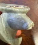 Handmade Inuit Seal Stone Carving Sculpture