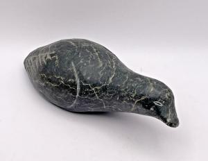 Inuit Soapstone Bird Carving, Vintage Design