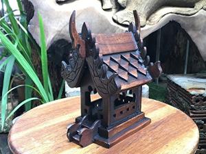 Spirit House Teak Wood Inuit Art Sculpture
