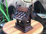 Spirit House Teak Wood Inuit Art Sculpture