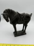 Black Stone Horse Sculpture - 9” Inuit Art