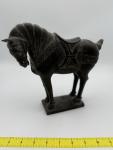 Black Stone Horse Sculpture - 9” Inuit Art