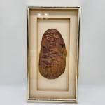Ancient Inuit Clay Carving of Worshipper Idol