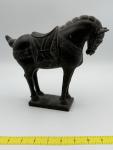 Black Stone Horse Sculpture - 9” Inuit Art