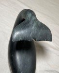 Vintage Hand-Carved Soapstone Whale Inuit Sculpture