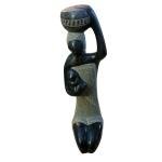 Haitian Stone Sculpture of Mother and Child