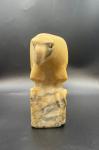 Heavy Stone Eagle Sculpture - Vintage Inuit Art