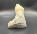 White Eagle Stone Sculpture – Vintage Inuit Art