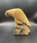 Heavy Stone Eagle Sculpture - Vintage Inuit Art