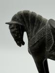 Black Stone Horse Sculpture - 9” Inuit Art