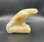White Eagle Stone Sculpture – Vintage Inuit Art