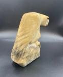 Heavy Stone Eagle Sculpture - Vintage Inuit Art