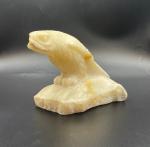 White Eagle Stone Sculpture – Vintage Inuit Art