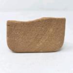 Hand Carved Lion Figurine with Sandstone Base