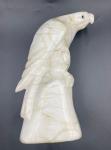 White Eagle Stone Carving - Rustic Inuit Art