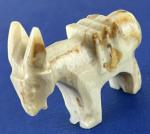 Miniature Stone Donkey Figurine - Inuit Art