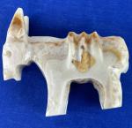 Miniature Stone Donkey Figurine - Inuit Art