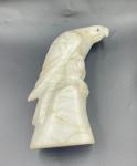 White Eagle Stone Carving - Rustic Inuit Art