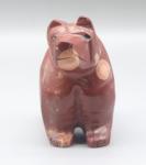Hand Carved Red Jasper Bear Figurine