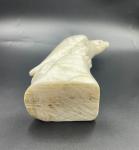 White Eagle Stone Carving - Rustic Inuit Art