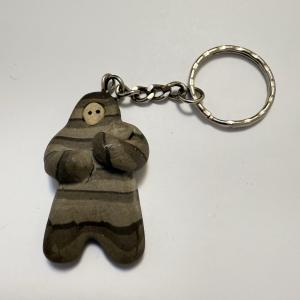 Inuit Stone Carving Keychain Figurine Bag Charm