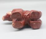 Hand Carved Red Jasper Bear Figurine