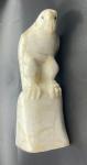 White Eagle Stone Carving - Rustic Inuit Art