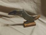 Vintage Tucan Stone Carving Folk Art Sculpture
