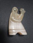 Stone Inuit Selenite Figure with Repaired Arm